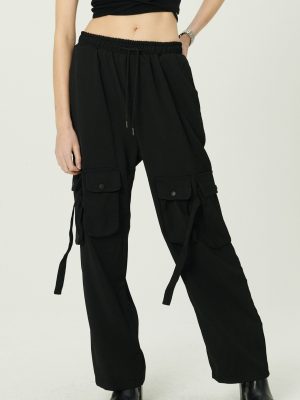 Drawstring Utility Cargo Pants