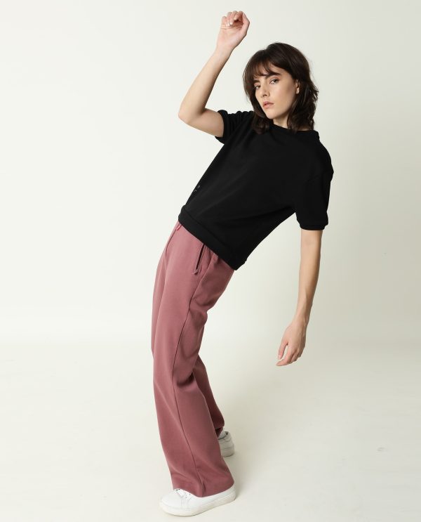 Mid Rise Ankle Length Track Pants
