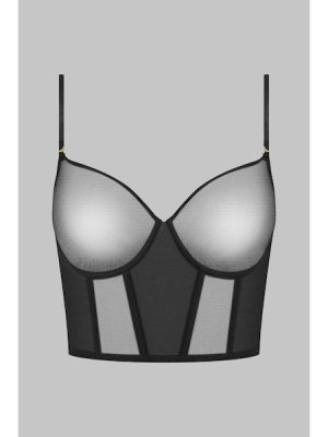 Bustier Bra Black Dahlia