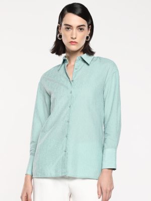 Green Plain Shirt