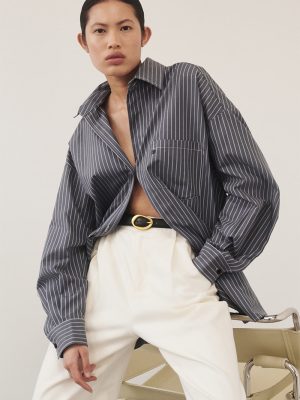 Stripe Oversized Shirt