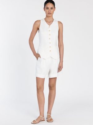 White Linen Short