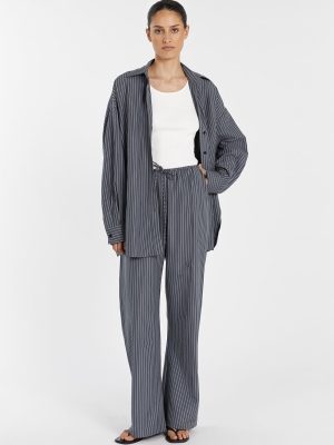 Stripe Drawstring Pants