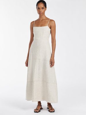 Linen Midi Dress