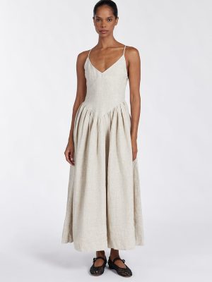 Linen Midi Dress