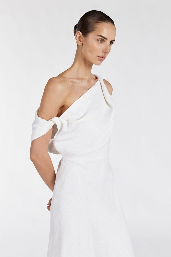 Linen Midi Dress