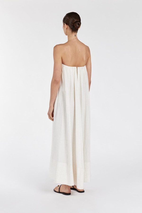 Cream Marle Midi Dress