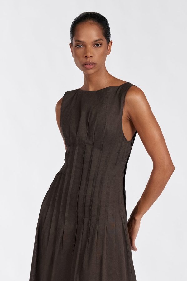 Linen Midi Dress