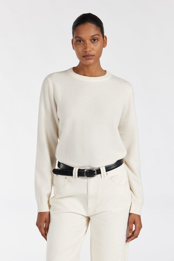 Ivory Cashmere Knit Jumper