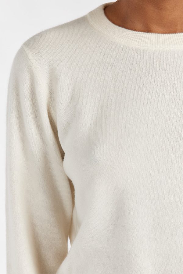 Ivory Cashmere Knit Jumper