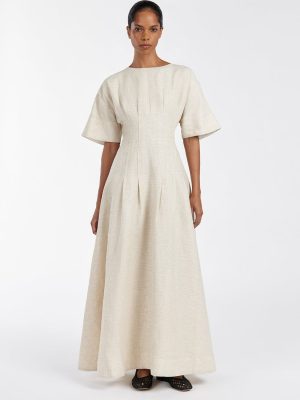 Boatneck Midi Dress