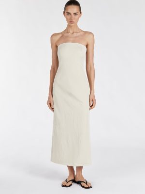 Strapless Midi Dress