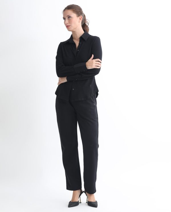 Mid Rise Ankle Length Track Pants