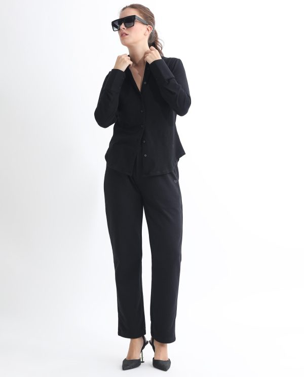 Mid Rise Ankle Length Track Pants