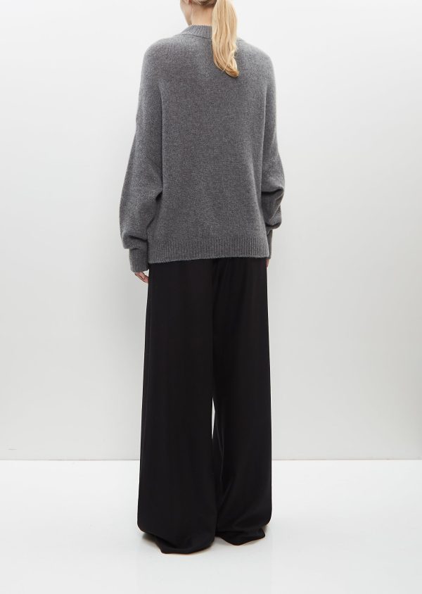 Trixie Round Neck Sweater — Grey