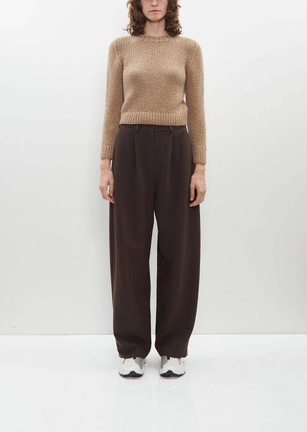 Zana Cashmere Sweater — Camel