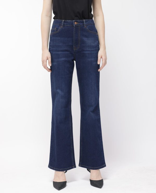 Dark Blue Cotton Jeans