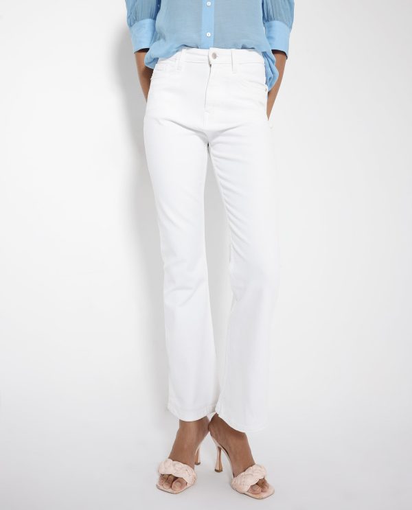 Pale Cotton Soft Jeans