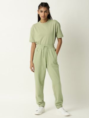 Mid Rise Ankle Length Track Pants