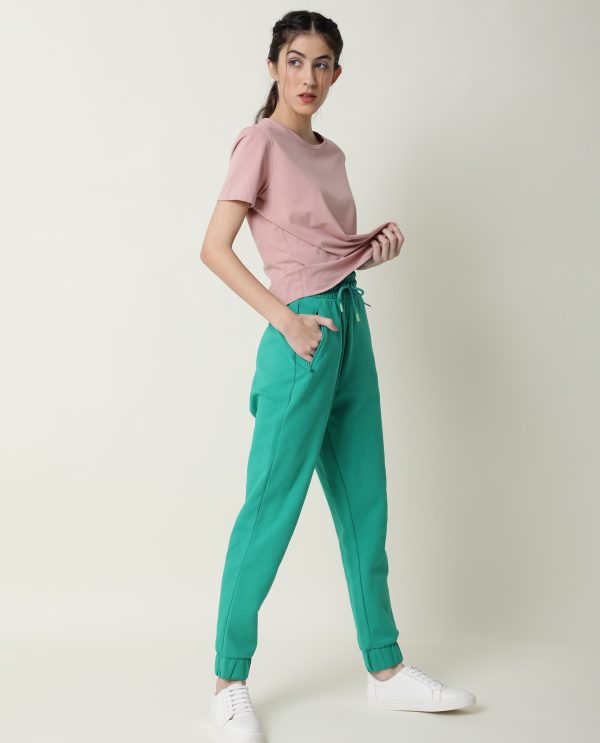 Mid Rise Ankle Length Track Pants