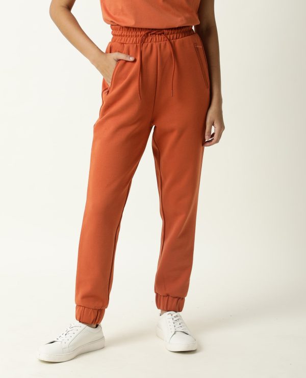 Mid Rise Ankle Length Track Pants