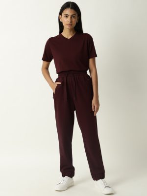 Mid Rise Ankle Length Track Pants