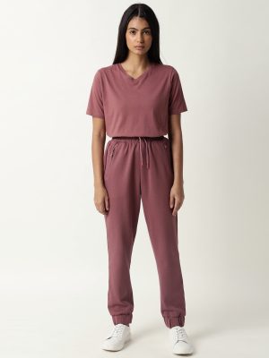 Mid Rise Ankle Length Track Pants