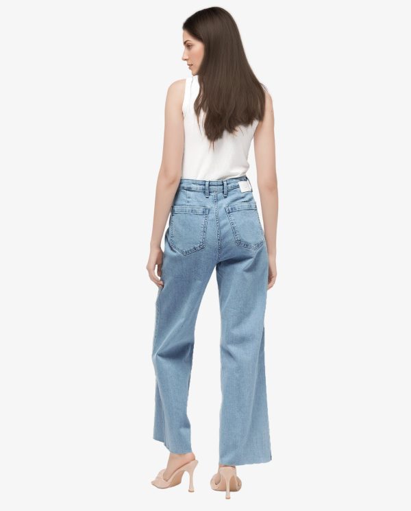 Light Blue Cotton Jeans