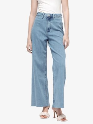 Light Blue Cotton Jeans