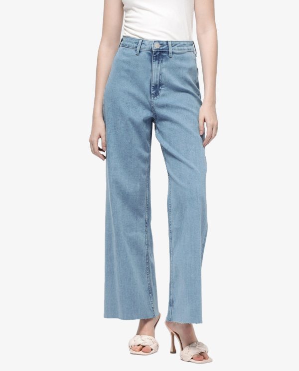 Light Blue Cotton Jeans