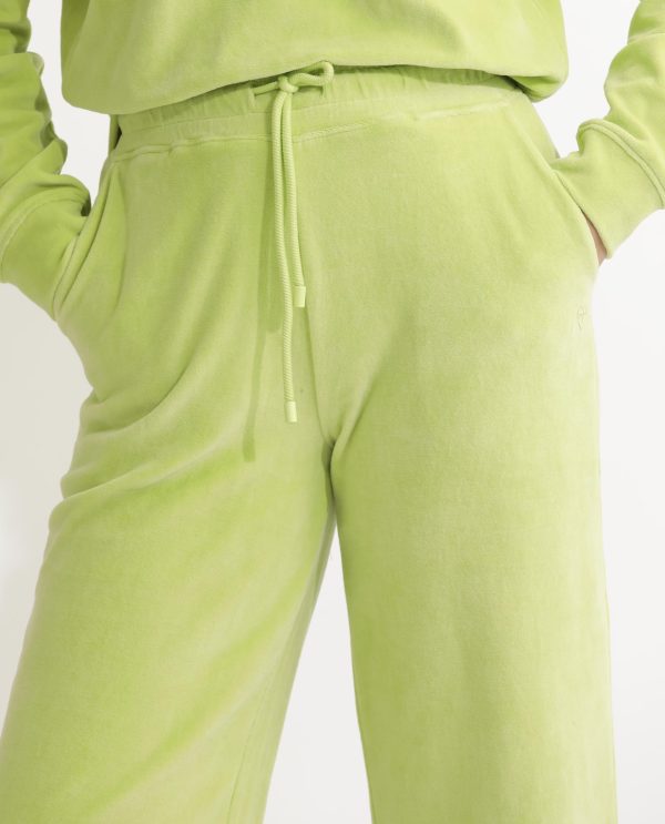 Flared Fit Plain Ankle Length Track Pants