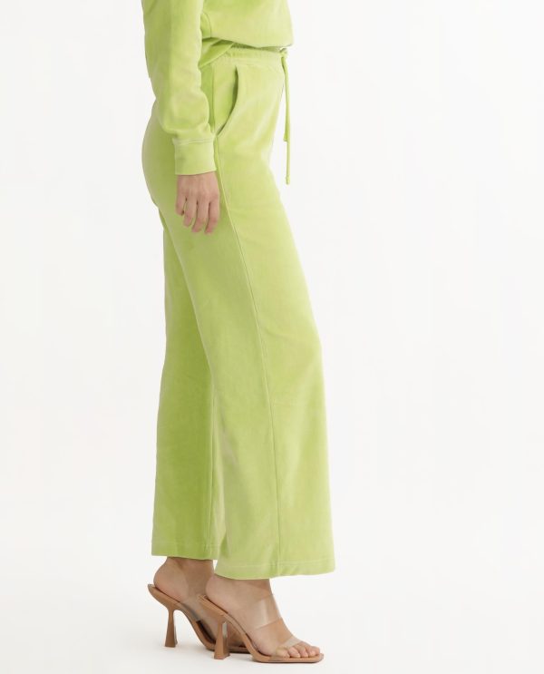 Flared Fit Plain Ankle Length Track Pants