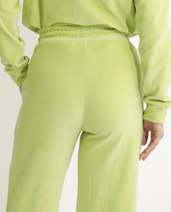 Flared Fit Plain Ankle Length Track Pants