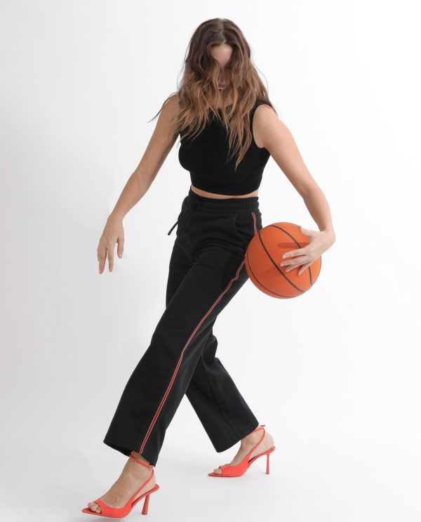Mid Rise Ankle Length Track Pants