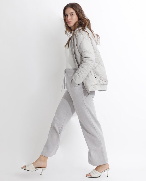 Flared Fit Plain Ankle Length Track Pants