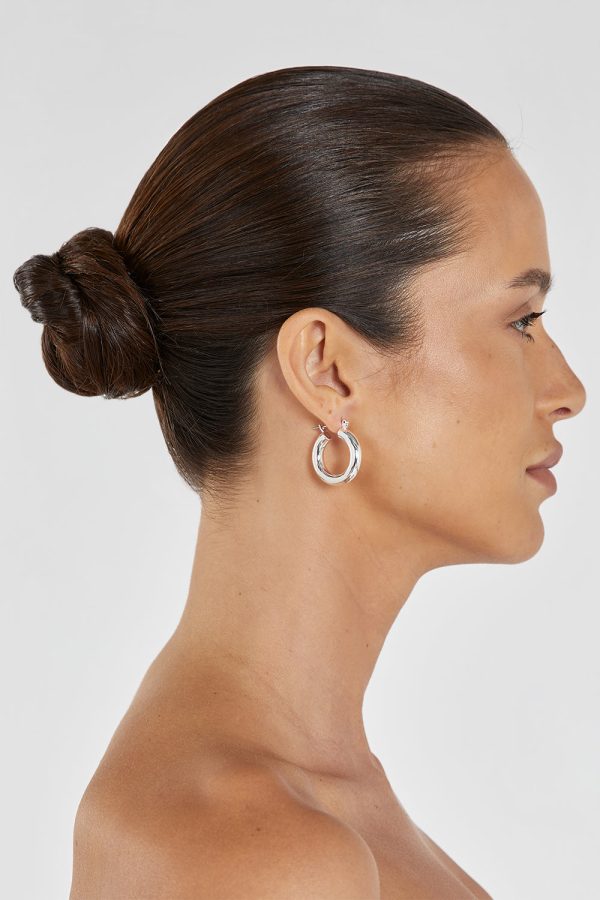 Silver Hoops