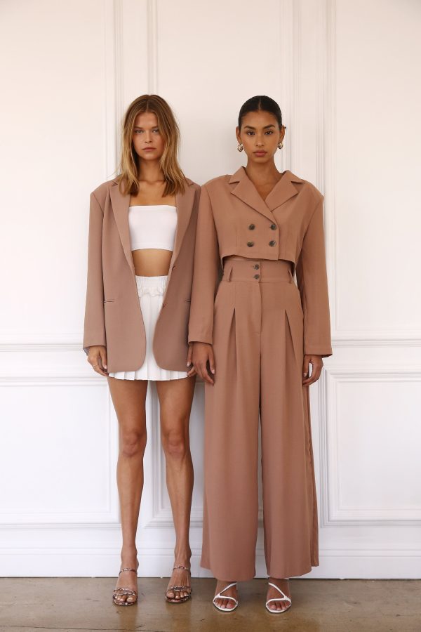 Eva Wide Pants w/ Buckle Belt