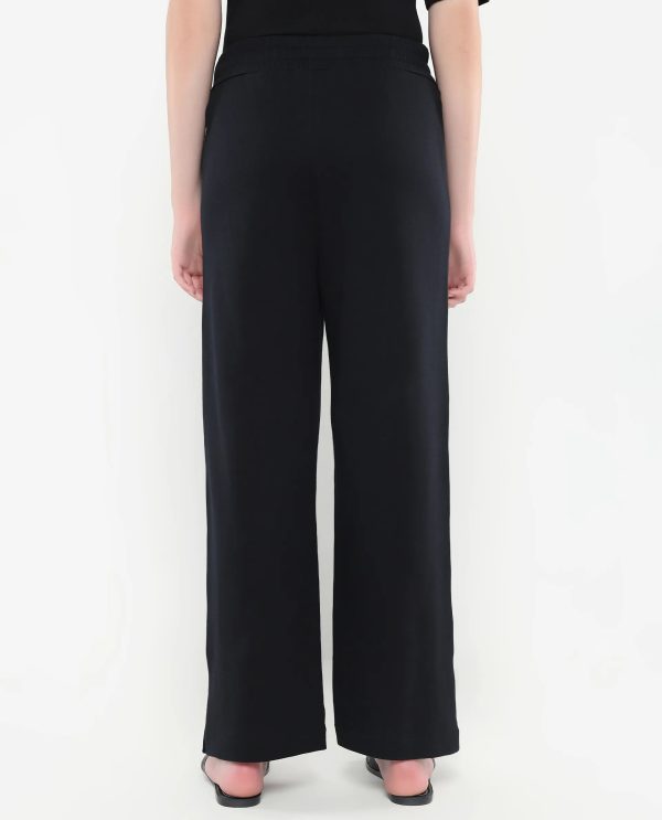 Straight Fit Ankle Length Plain Track Pant