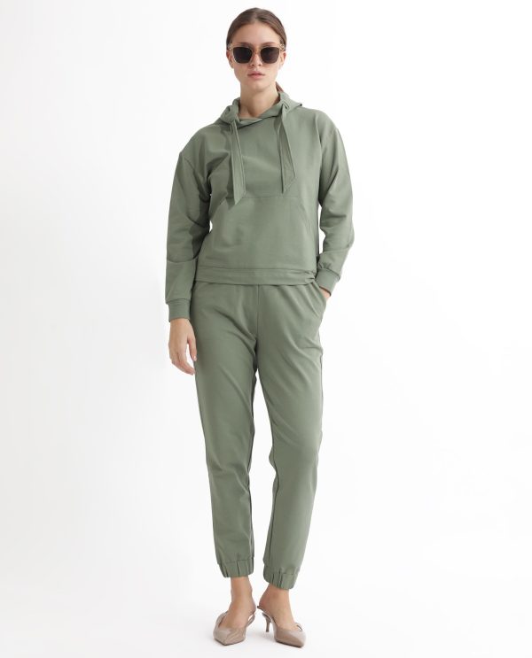 Mid Rise Ankle Length Track Pants