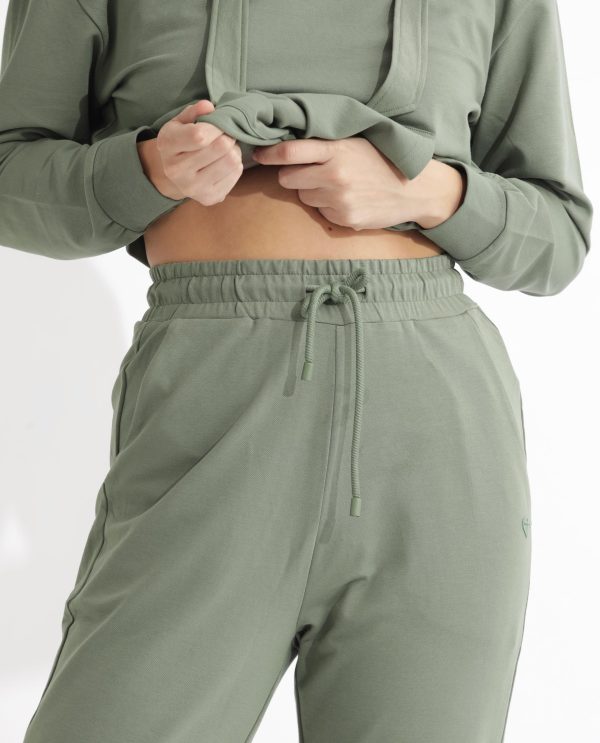 Mid Rise Ankle Length Track Pants