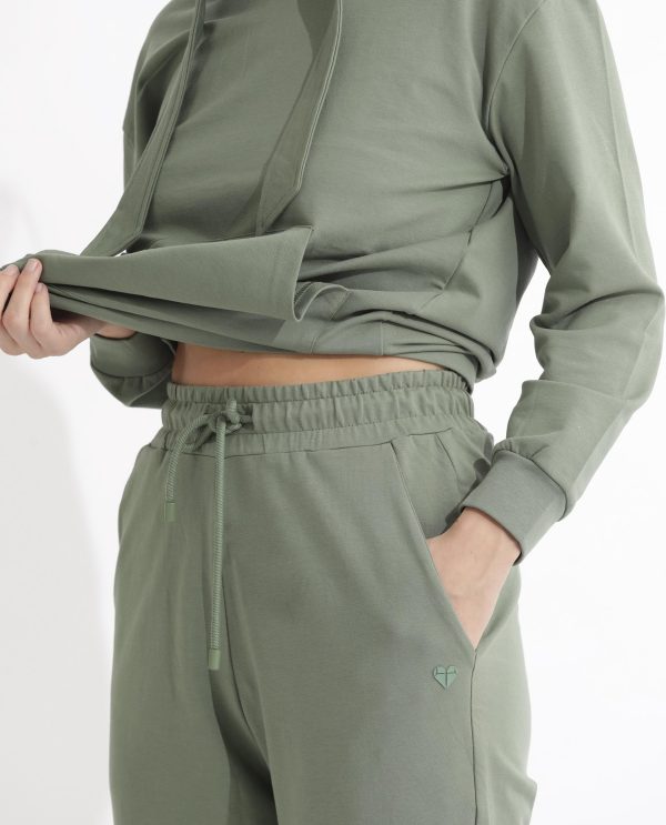 Mid Rise Ankle Length Track Pants