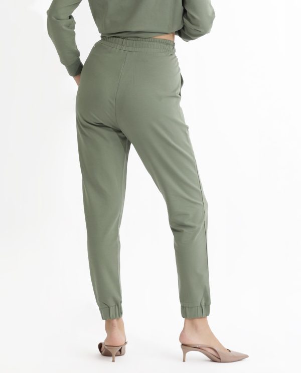 Mid Rise Ankle Length Track Pants