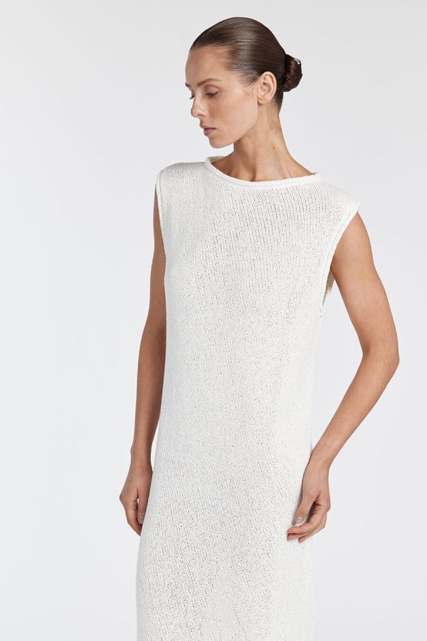 Off-White Midi Dress