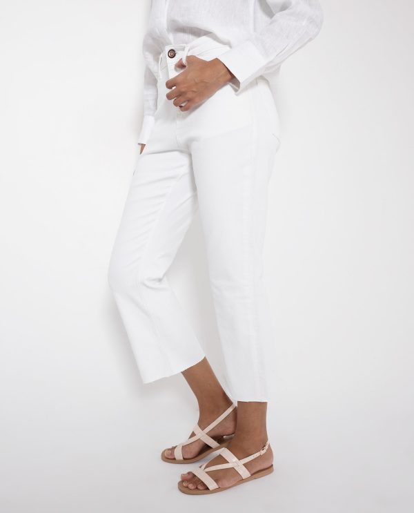 White Cotton Jeans