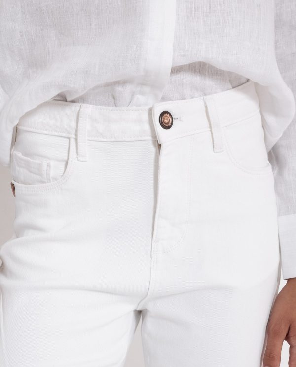 White Cotton Jeans