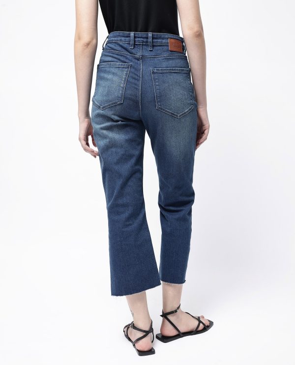 Dark Blue Cotton Jeans