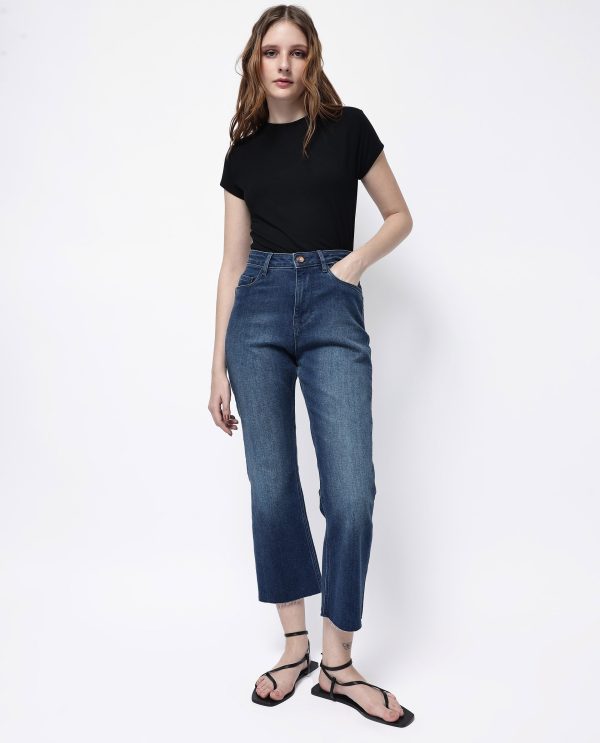 Dark Blue Cotton Jeans