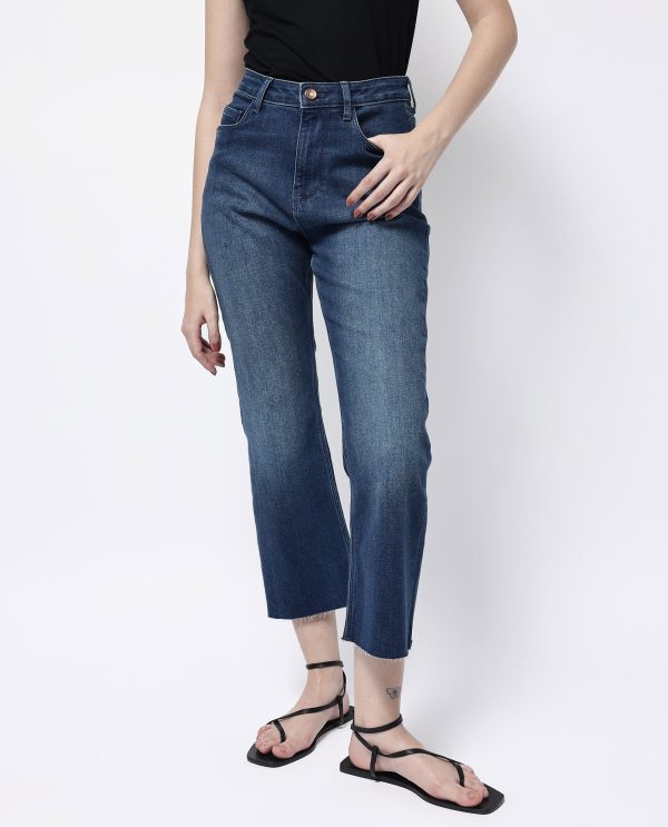 Dark Blue Cotton Jeans