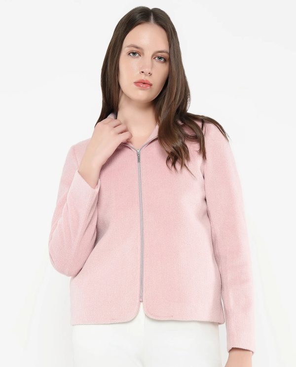 Light Pink Plain Jacket