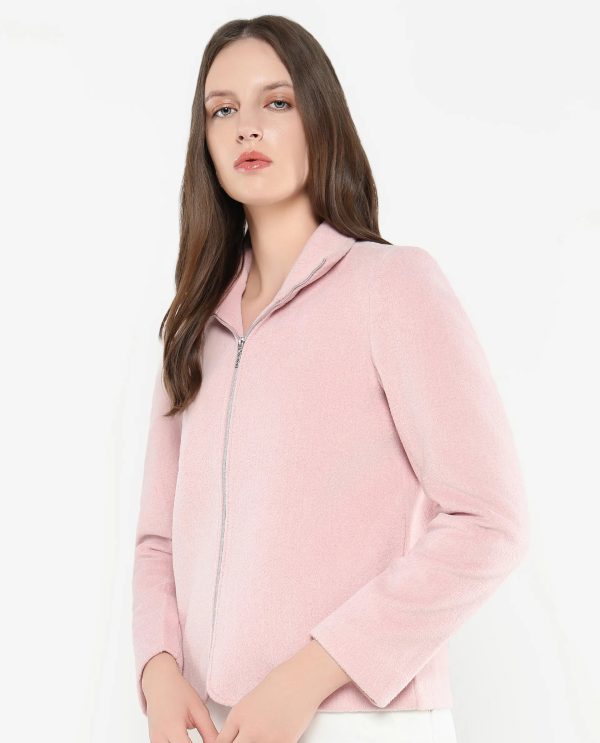 Light Pink Plain Jacket